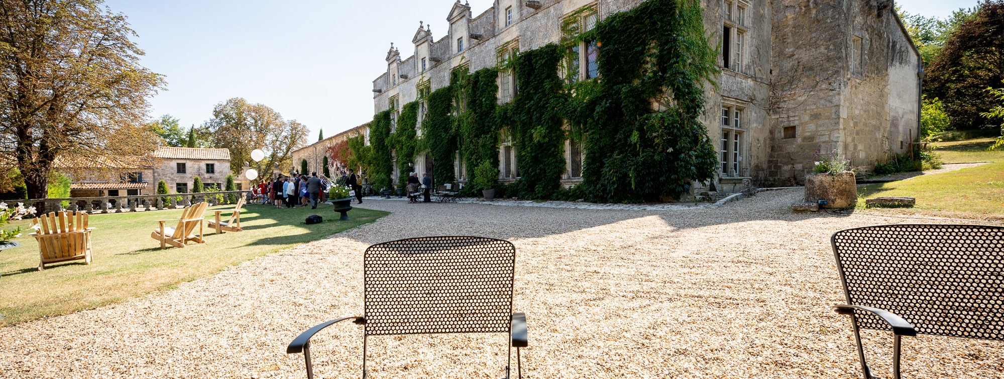 Chateau de Maumont : réceptions, anniversaires, cocktails, événements privés ©F.Selier - Chateau de Maumont