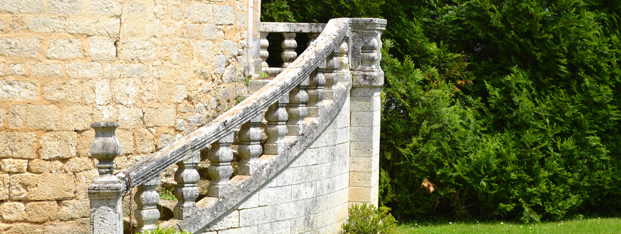 Escalier Tour de Maumont ©Chateau de Maumont