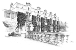 Chateau de Maumont - dessin-doris-le-vigoureux.jpg - Chateau de Maumont - Les logis de la touvre
